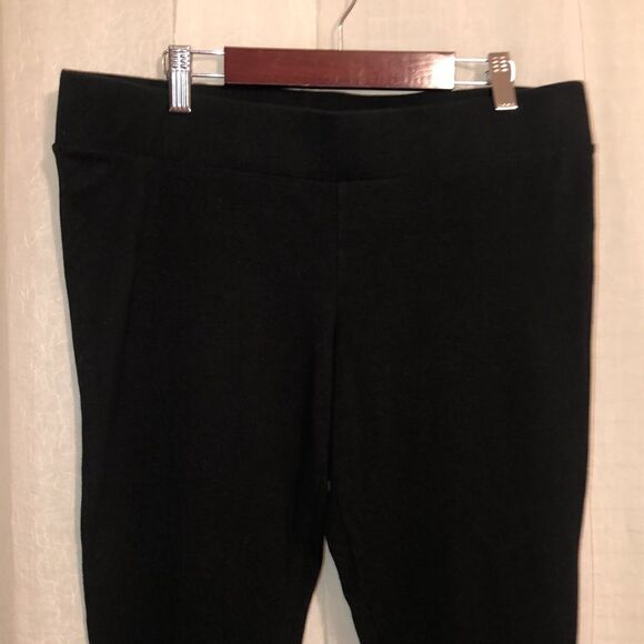 Liz Lange M Black Cotton Maternity Leggings - Picture 1 of 9